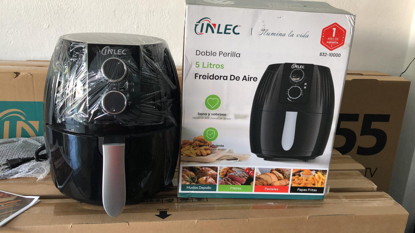 Freidora de Aire 5.5 Litros INLEC — Cocina Sano, Rápido y Delicioso